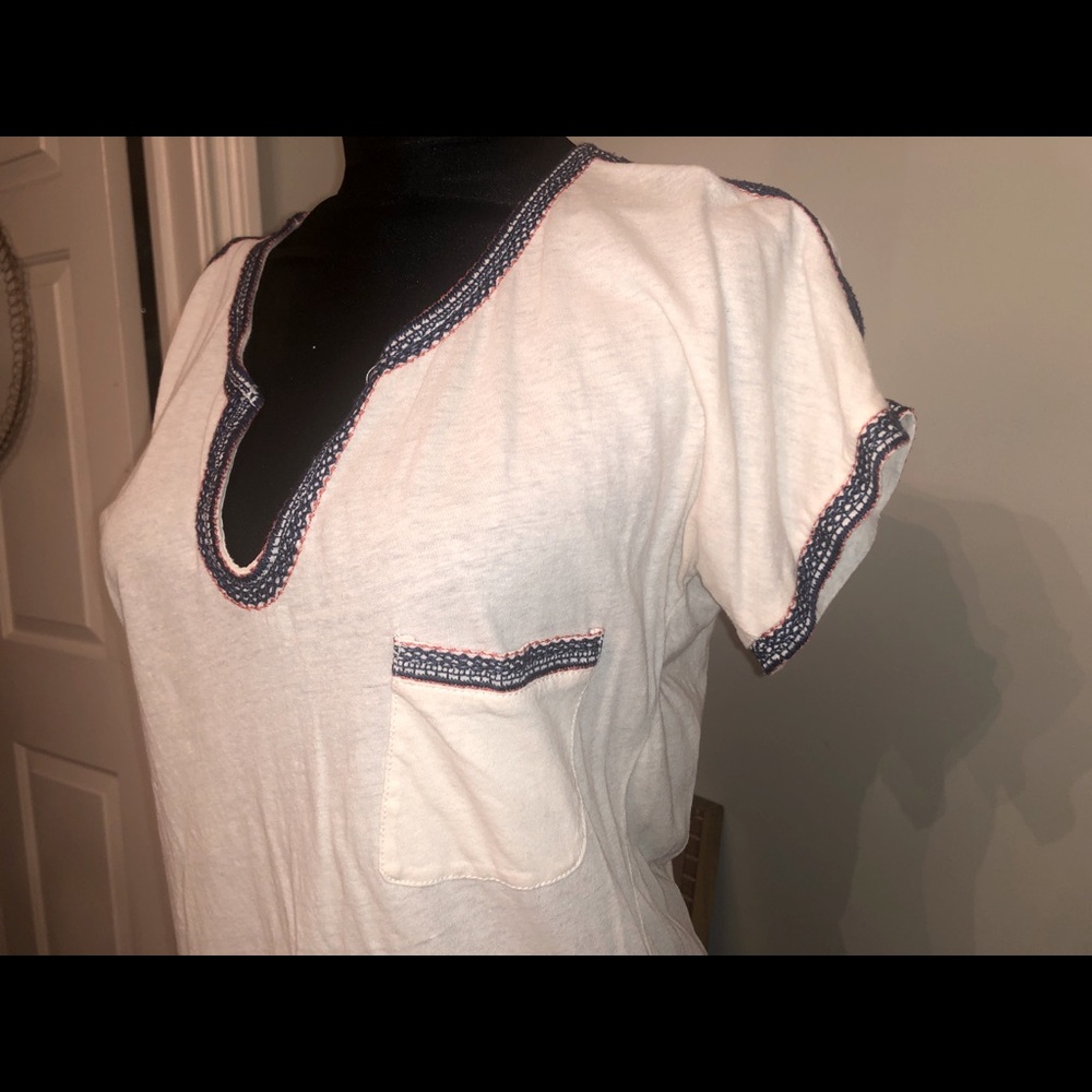 Madewell embroidered top